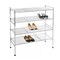 Seville Classics 4-Tier Metal Mesh Shoe Rack, 26.25" W x 11.75" D x 31.1" H